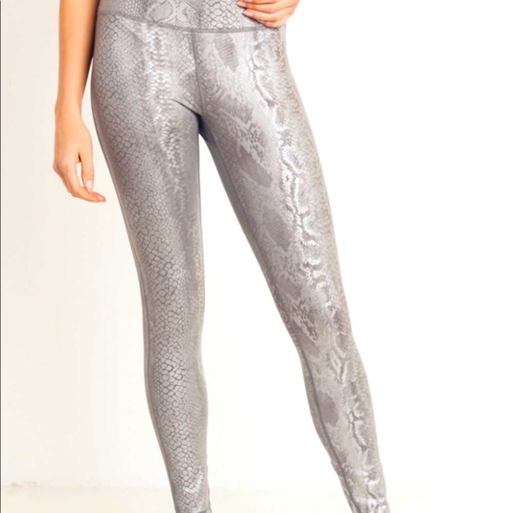 Snakeskin leggings